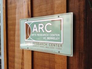 ARC logo on a wooden wall