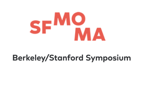 SF MOMA logo with Berkeley/Stanford symposium written under it