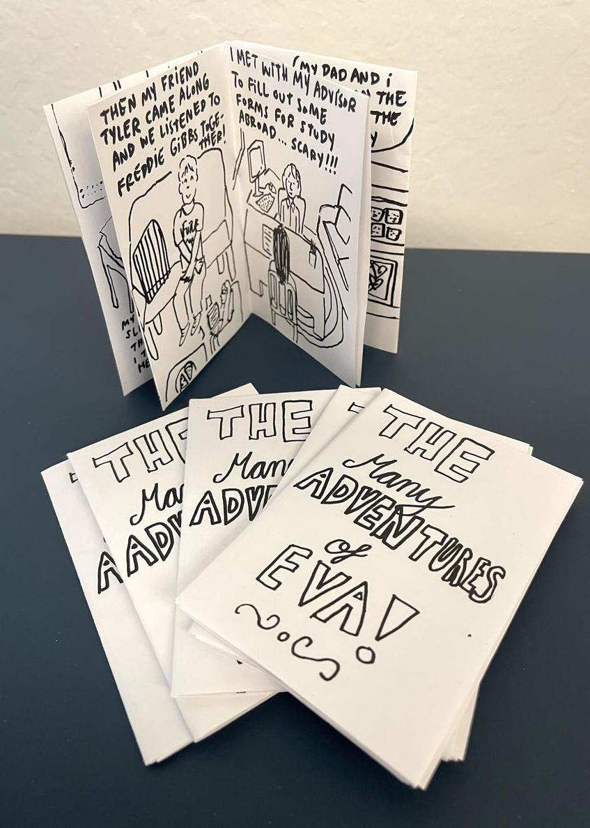 Photo of handmade zines