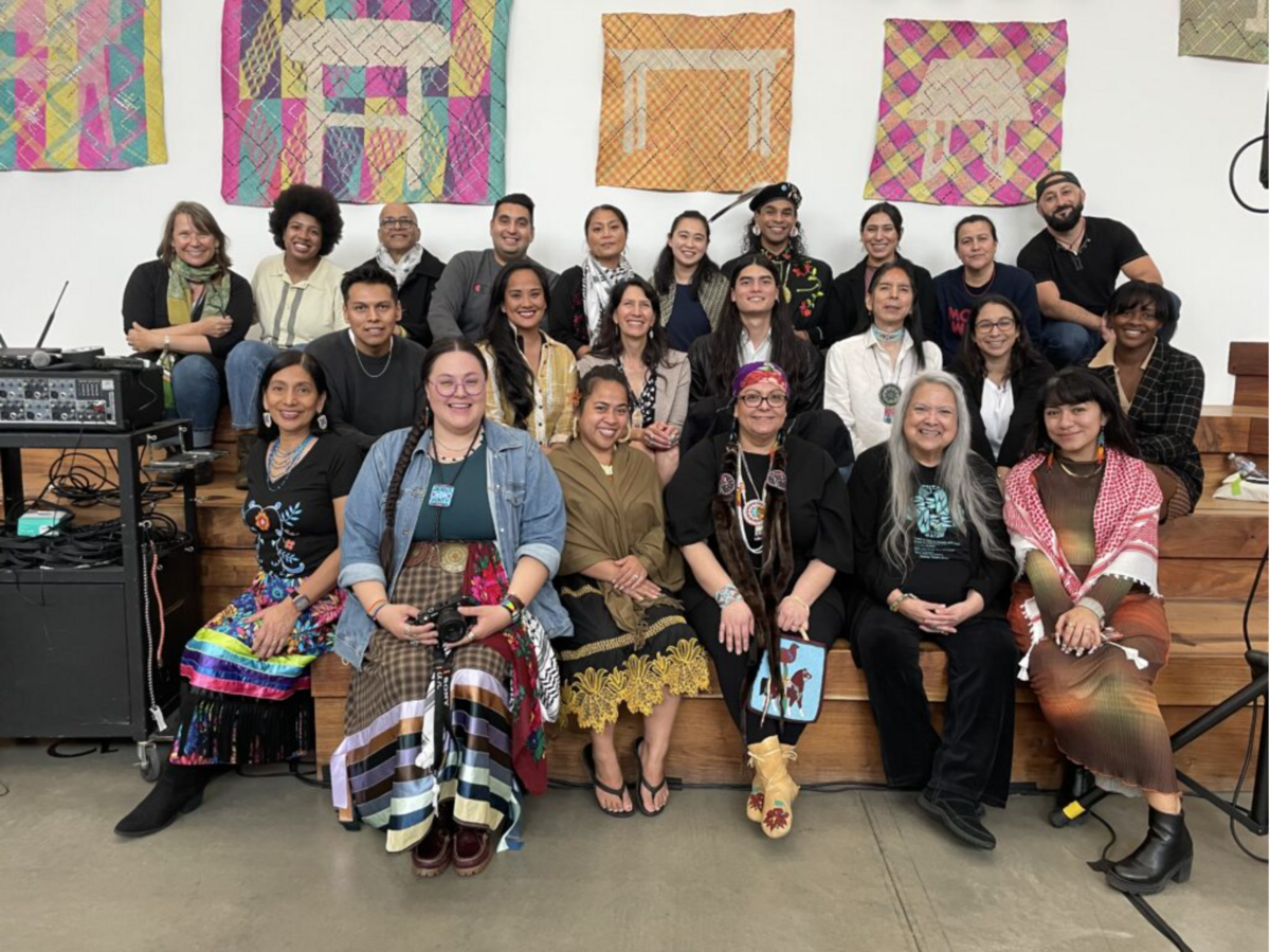 Group of 22 poetry fellows sitting