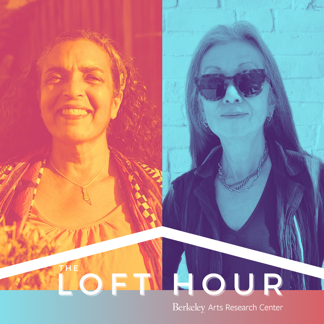 Two-part image of women with colorful overlays, "THE LOFT HOUR" written at bottom center.